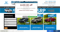 Desktop Screenshot of hendrickhonda.com